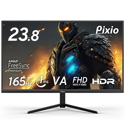 Pixio PX243 ゲーミングモニター 23.8インチ FHD VA 165Hz 1ms 2年保証 30日間返品保証