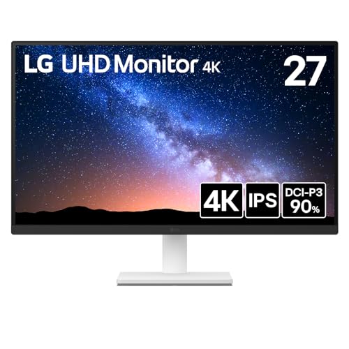 LG 27US500-W コンピュータモニタ 68.6 cm (27") 3840 x 2160 ピクセル 4K ウルトラHD LCD ホワイト