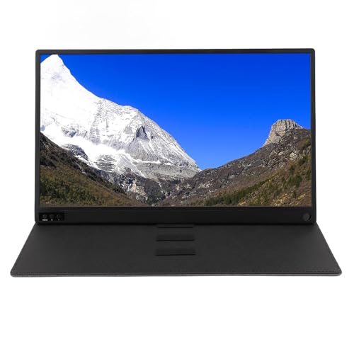 GErnie ポータブルモニター、16.1インチ2.5K 2560x1440Pラップトップモニター144Hzリフレッシュレート16:9コンピュータゲームディスプレイ、オフィストラベルゲーム用コンピュータディスプレイゲームモニター gerniecborkdnp9