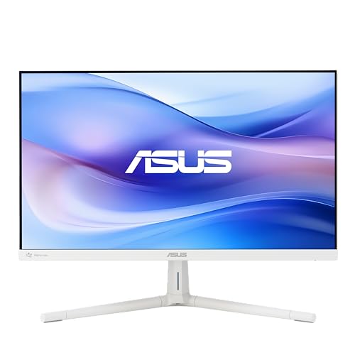 ASUS 24インチ (23.8インチ) 1080P アイケアモニター (VU249HFI-W) - フルHD、IPS、100Hz、スムーズモーション、アダプティブシンク、ナノイオン、アイケアプラス、VESA壁取り付け可能、3年保証