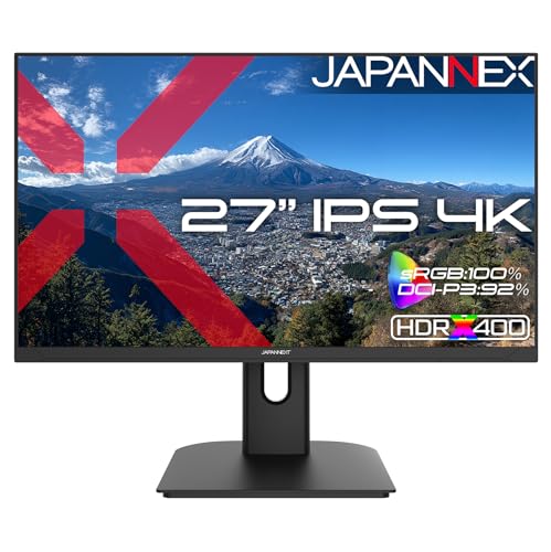 JAPANNEXT 【ECサイト限定】JAPANNEXT 27インチ IPSパネル搭載 4K(3840×2160)解像度 液晶モニター JN-i27U2 HDMI DP sRGB:100% DCI-P3:92% 【2年保証】 ジャパンネクスト