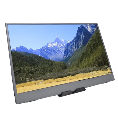 Alvinlite ポータブルモニター、15.6 インチ IPS ディスプレイスクリーン、1080P HDR 3D ステレオゲームオフィスモニター、60HZ リフレッシュ LCD タッチスクリーン外部モニター、OS X ラップトップ用 Alvinlite31te5b7hzg