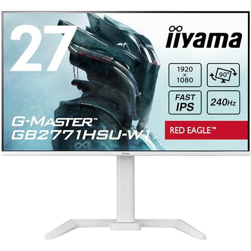 G-MASTER iiyama PCモニター・液晶ディスプレイ G-MASTER GB2771HSU-W1 [27インチ ホワイト]