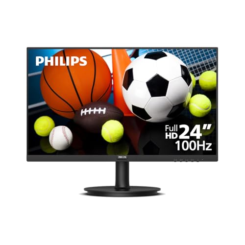 PHILIPS 241V8LBS - 24インチモニター、LED、FHD、HDMI、VGA。
