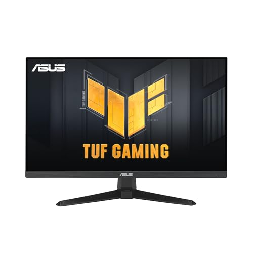 ASUS TUF Gaming VG249QE5A ゲーミングモニター:23.8インチ、フルHD(1920x1080)、146Hz(144Hz以上)、IPS、ELMB同期、1ms MPRT、ステレオスピーカー、可変オーバードライブ-ブラック 90LM0BH0-B01171