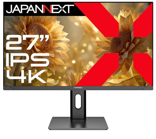 JAPANNEXT 【ECサイト限定】 JAPANNEXT 27インチ IPSパネル搭載 4K(3840x2160)解像度 液晶モニター JN-IPS27U2-HSP HDMI DisplayPort HDR 高さ調整 ピボット(縦回転) 【2年保証】
