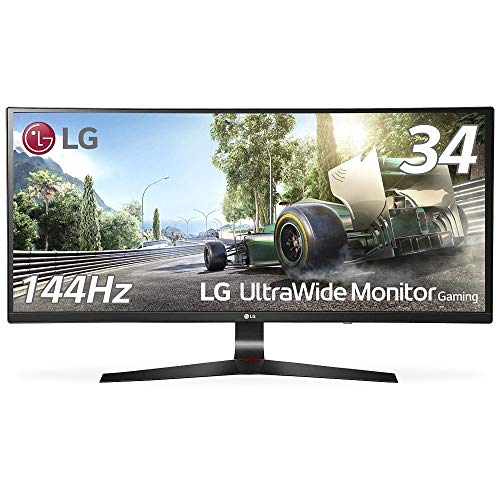 LG ゲーミング モニター ディスプレイ 34UC79G-B 34インチ/21:9 曲面 ウルトラワイド/IPS 非光沢/144Hz/DisplayPort×1,HDMI×2