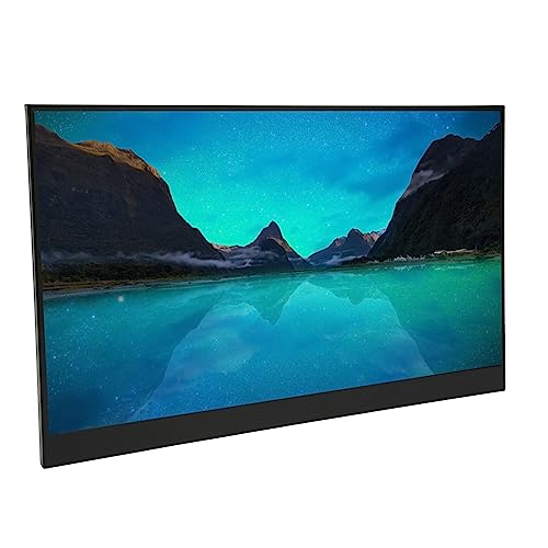 Luqeeg 17.3インチポータブルモニター、2560x1440 165HZ HDラップトップコンピュータモニター、スピーカーと2つのType Luqeeg7ytpr2gkcz