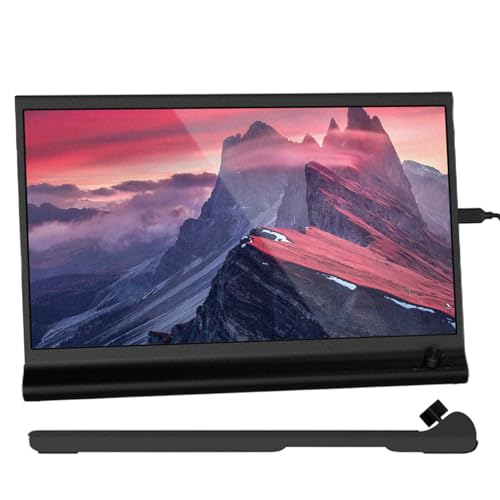ラップトップ スクリーン エクステンダー - 軽量 トゥルー カラー デバイス 15.6型 | 旅行用 外部モニター - タブレットPC、オフィス、メディア、ホーム、室内愛好家、家族向け RO9O3D7DLCF4QE0D2