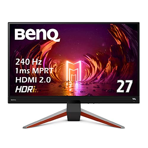 ベンキュージャパン BenQ MOBIUZ EX270M ゲーミングモニター(27インチ/フルHD/IPS/240Hz/1ms/HDRi/2.1chスピーカー/FreeSync Premium/Black eQualizer/輝度自動調整/ブルーライト軽減/フリッカーフリー)
