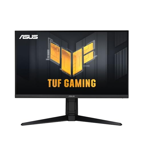ASUS TUF Gaming 27インチ 1440P モニター (VG27AQL3A) - QHD(2560×1440)、180Hz、1ms、高速IPS、極端なローモーションブラーSYNC、G-SYNC対応、Freesync Premium、130%sRGB、DisplayHDR 400、3年保証