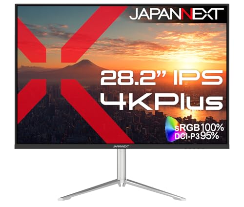 JAPANNEXT 【ECサイト限定】JAPANNEXT 28.2インチ IPSパネル搭載 4K Plus(3840x2560)解像度 液晶モニター JN-282Ei4KP HDMI DP sRGB:100% DCI-P3:95% HDR アスペクト比3:2 PIP/PBP ピボット(縦回転)対応【2年保証】