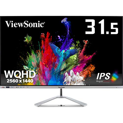 ビューソニックジャパン Viewsonic VX Series VX3276-2K-MHD computer monitor 80 cm (31.5") Quad HD LED Flat Matt Black,Silver