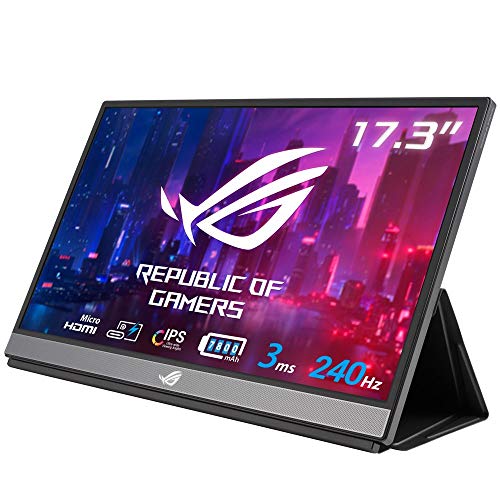 ASUS 【中古】ASUS ROG Strix XG17AHPE ポータブルゲーミングモニター [17.3インチ(1920x1080)/IPS/非光沢/3ms/240Hz]（2020）【立川フロム中武】保証期間１週間