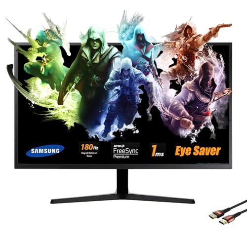 サムスン Samsung 24インチ オデッセイ ゲーミングモニター FHD 1ms 180Hz AMD FreeSync アイセーバーモード 調節可能なスタンド ブラックイコライザー バーチャルエイムポイント ちらつきなし HDMI