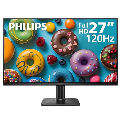 PHILIPS フィリップス 27E2N2100 27インチ IPS FHD(1920×1080) 120Hz ゲーミングオフィスモニター VESA/HDMI×1/VGAポート×1/アイケア 4年前交換保証