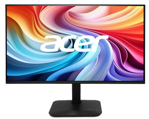 Acer KB272 P6bi 27インチ IPS フルHD (1920 x 1080) ゼロフレームゲーミングオフィスモニター | AMD FreeSyncテクノロジー | 最大144Hzリフレッシュ | 1ms (VRB) | 低ブルーライト|チルト|HDMI&VGAポート