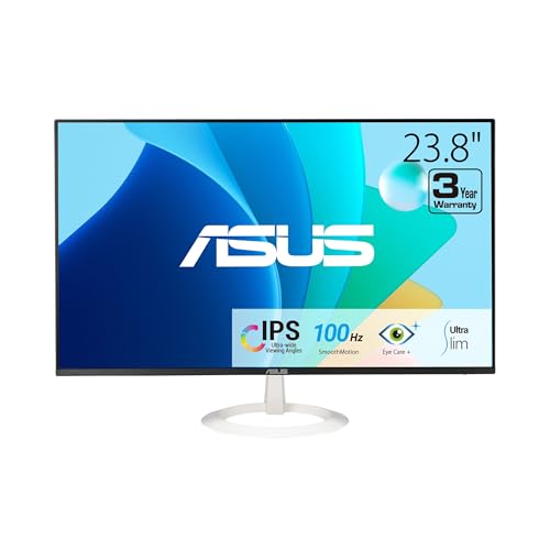ASUS Monitor Gamer 24 VZ24EHF-W 1ms 100Hz フルHD LED IPS HDMI ホワイト