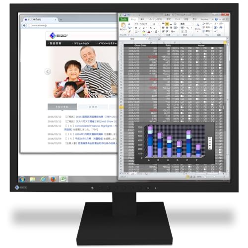 EIZO ナナオ 48cm(19.0)型カラー液晶モニター FlexScan S1934 ブラック S1934-TBK