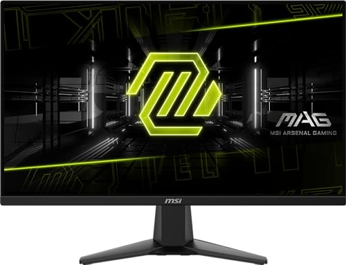 MSI MAG 275F 27インチ QD-OLED 1920 x 1080 (FHD) コンピューターモニター 180Hz 適応同期 HDMI ディスプレイポート VGAポート VESAマウント可能 チルト 高さ調整可能 スピーカー 0.5ms ブラック
