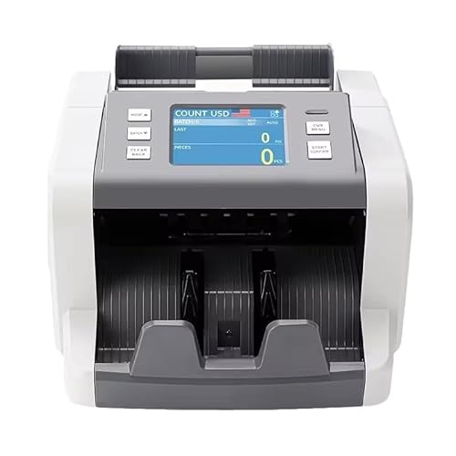 JVOK 紙幣計数機偽札検査 シングルCIS 混合値金カウンター MDC/SDCカウントモード 米ドル/ユーロ/人民元/ポンド/日本円 6通貨対応 MT/UV/MG/IR偽造紙幣検出機能付き 低騒音 店舗/業務用 多通貨マネー (多国籍紙幣計数機) SFF254