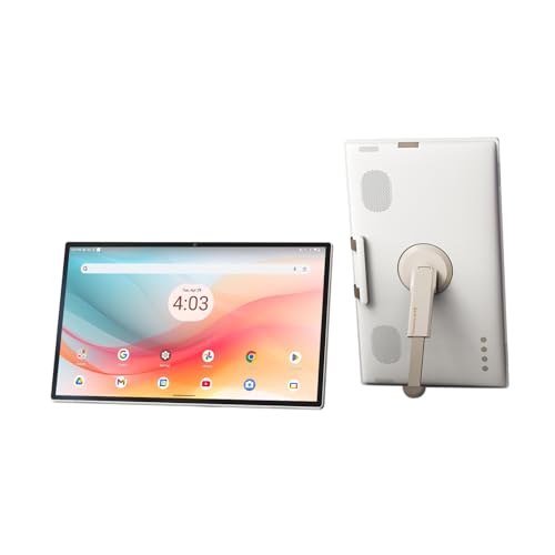 KTC KEY TO COMBAT MegPad 24.5インチ スマート携帯テレビ モバイルモニター FHD 1080P(Android 14搭載 Google Play タッチパネル 大画面 Wi-Fi &Bluetooth アルコムチップ カメラ付き)（8GB RAM+128GB 大容量/リモコン付き/65W高速アダプター/内蔵スピーカー)Type-C ノートpc/Mac対応 タブレット A25Q5