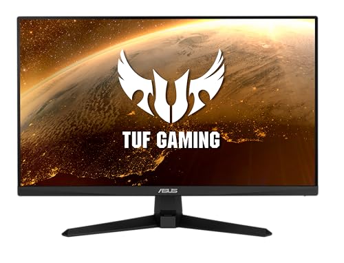 ASUS F Gaming 23.8” 1080P Monitor (VG247Q1A) - Full HD, 165Hz (Supports 144Hz), 1ms, Extreme Low Motion Blur, Adaptive-sync, FreeSync Premium, Shadow Boost, Speakers, Eye Care, HDMI, DisplayPort