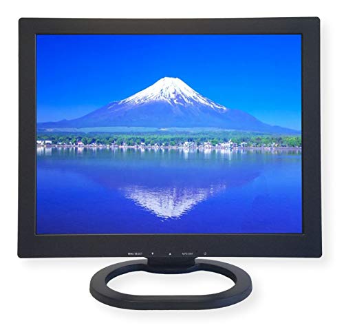 ViewEra V151BN2 15インチ セキュリティモニター スピーカー内蔵 最大解像度1,620万色 ブラック TFT-LCD