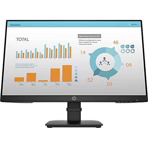 HP P24 G4 23.8インチフルHD LCDモニター - 16:9-24インチ クラス - インプレーンスイッチング (IPS) テクノロジー - 1920 x 1080-250 Nit標準 - 5ms GTG (OD) - 60 Hz リフレッシュレート - HDMI - VGA - DisplayPort