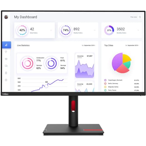 Lenovo ThinkVision T22i-30 21.5 フルHD WLED LCDモニター - 16:9 - レイヴンブラック 63B0MAT6US