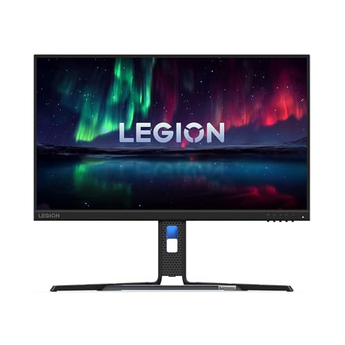Lenovo Legion R24e - ゲームモニター - 23.8インチ フラット FHD - 180 Hz - 1ms レスポンス - AMD FreeSync - HDRDecode, HDMI 2.1, DP 1.4, オーディオ - リフト/チルト/ピボット/スイベルスタンド - レイブンブラック 67CCGAC4US