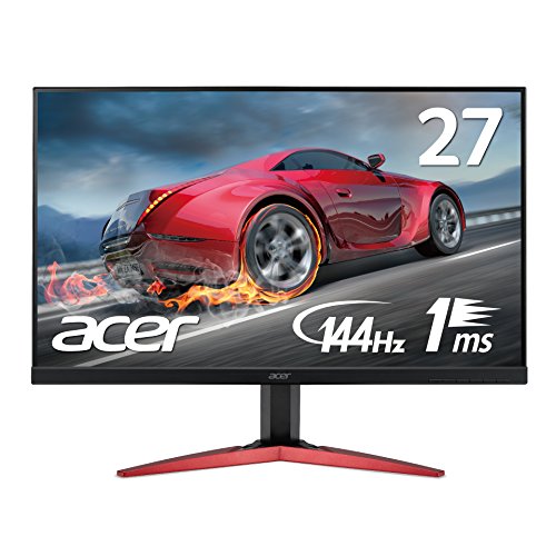 Acer ゲーミングモニターディスプレイ KG271Cbmidpx 27インチ 144Hz/応答速度1ms/TN/非光沢/Free Sync/フレームレス/スピーカー内蔵