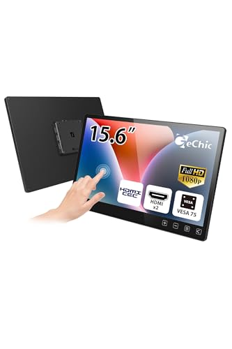 GeChic Corporation GeChic ゲシック モバイルモニター T152C タッチパネル搭載 15.6インチ T151E廉価版 T1シリーズ廉価版 15.6インチ BtoB向けタッチモデル フルHD ADSDSパネル グレア&耐指紋加工 10点タッチパネル 静電容量方式 HDMI-A*2 USB-A*2 表面硬度7H VESA75標準対応 GEC-T152C