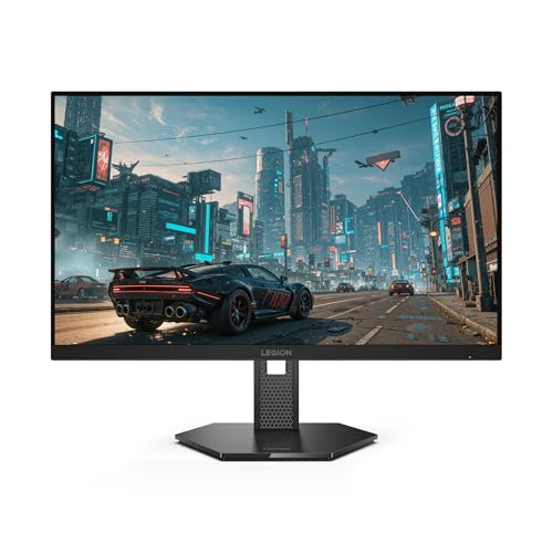 Lenovo Legion 27QD-10 ゲーミングモニター - 27インチ QHD IPSディスプレイ - 240Hz リフレッシュレート - 0.5ms MPRT - 99% sRGB - AMD FreeSync プレミアム - 人間工学に基づいたスタンド 67D2UAC1US