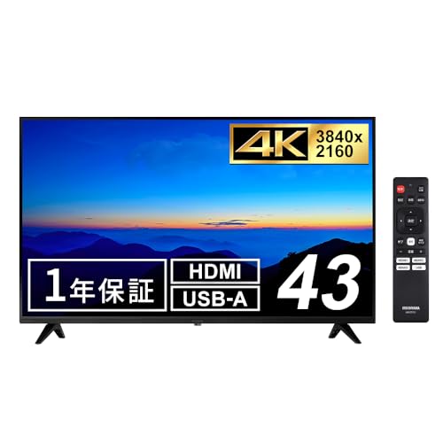 アイリスオーヤマ 【Amazon.co.jp限定】 アイリスオーヤマ 大型ディスプレイ 43インチ 4K モニター 国内サポート VAパネル 60Hz 8ms 43inch DO-EU435S-B ブラック