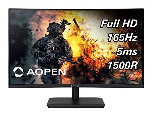 AOPEN by Acer 27HC5R Pbiipx 27インチ 1500R カーブ フルHD (1920 x 1080) VAゲーミングモニター AMD Radeon FREESYN付き