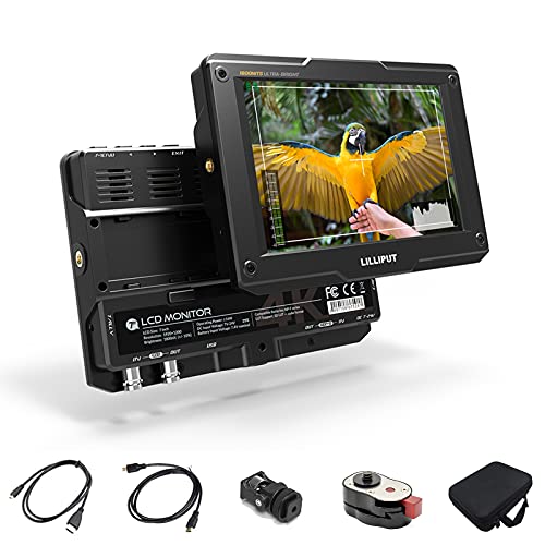 NEWAY LILLIPUT H7S 7インチ 1800 Nits 高輝度 SDI 4K HDMI 入力 タリーフィールド モニター デジタル一眼レフ オンカメラ HDR ビデオモニター