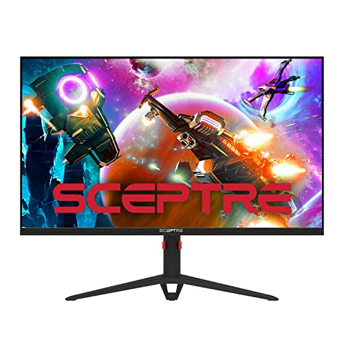 Sceptre Monitor de Juego IPS 27" 2K QHD 2560 x 1440p hasta 165Hz 1ms HDR400 AMD FreeSync Premium 100% sRGB Máquina Negra (E275B-QPD168)