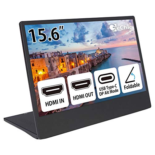 GeChic Corporation GeChic ゲシック モバイルタッチモニター 15.6インチ On-Lap M505I オンラップ FHD 1920x1080 HDMI USB Type-C 1.5Wスピーカー リモートワーク 在宅作業 Switch PS5 XboxOne対応 GEC-ON-LAP/M505I