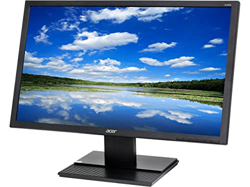 Acer V246HLBD - LED monitor - 24" - 1920 x 1080 Full HD - 250 cd/m2 - 5 ms - DVI, VGA - black - DVI, VGA (HD-15) UM.FV6AA.003