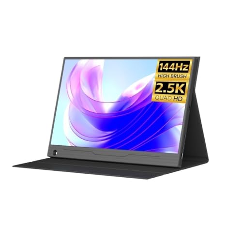 CYairong-22 ポータブルモニター 2560 x 1440 解像度 300nit 144hz 17.3インチ オフィスエンターテイメント 外部スクリーン IPS ラップトップ用拡張モニター