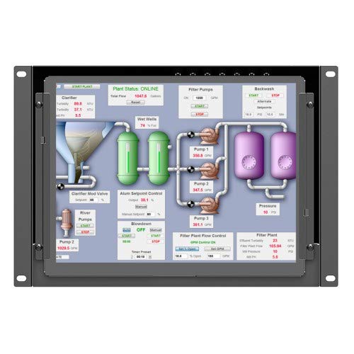Lilliput 10.4インチ TK1040-NP/C/T-B 5線抵抗 4:3 HDMI オープンフレーム タッチスクリーン