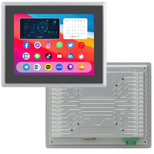 TouchWo 8 インチの産業オールインワン タッチスクリーンのモニター、アンドロイド 11 の 4G +32G、容量性複数のタッチ画面によって埋め込まれる産業モニター JPDMF080AA
