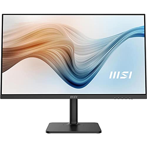 MSI Modern MD271P 27インチ 1920×1080 (FHD) IPS 75Hz TUV認証 視力保護 5ms HDMI ディスプレイポート USB C チルト スイベル 高さ調節可能 ピボット
