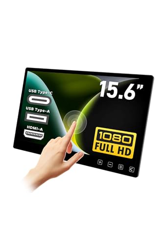 GeChic Corporation GeChic ゲシック T151E モバイルモニター タッチパネル搭載 T151A後継機 BtoB向けタッチモデル グレア&耐指紋加工 ADSDSパネル 10指タッチパネル搭載モデル 静電容量方式 HDMI-A USB-A Type-C USBハブ機能 表面硬度7H VESA75標準対応 GEC-T151E