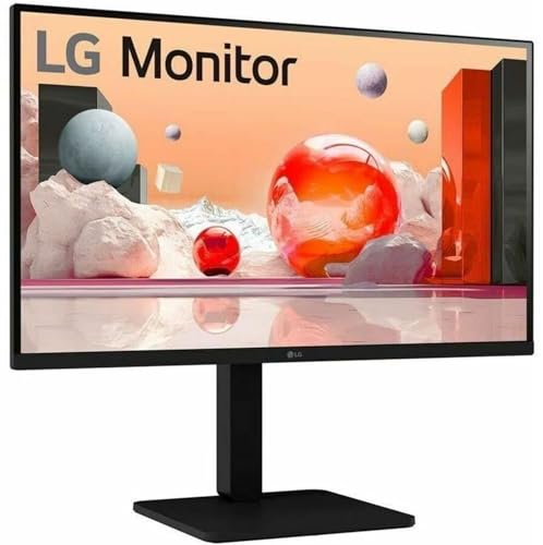 LG 27INモニター、1920X1080、16:9 IPS、HDMI、D-SUB、USB 2.0。 27BA560-B