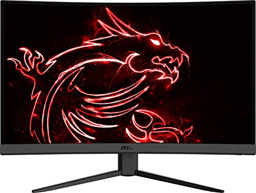 MSI Optix G32CQ4 E2 QHD 1500R 曲率16:9 アスペクト比 ノングレア スーパーナローベゼル 1ms 2560 x 1440 170Hz リフレッシュレート チルト調整 AMD FreeSync 32インチ