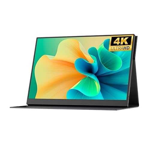 CYairong-22 ポータブルモニター 100% sRGB 400nit 輝度 セカンドスクリーン ポータブル 16インチ 4K HD IPS ノートパソコン用外部モニター