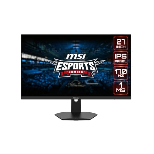 MSI G274 27インチ ゲーミングモニター 1920x1080(FHD) IPS 1ms 170Hz G-SYNC対応 HDMI Displayport チルト Optix G274
