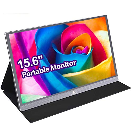 NexiGo 20214Kポータブルモニター-プレミアム15.6インチUltraHD 2160P IPS USB タイプ-Cコンピューターディスプレイ、ラップトップPC/MAC / PS4 / Xbox/Switch/Phone用HDMI/USB-CVESA付きアイケアス​​クリーンブラックカバー付き PM4K15-AM02
